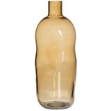 Ixia Oker rumena steklena vaza (višina 35 cm) Amber – Cene
