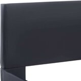  Za krevet od umjetne kože s LED svjetlom crni 120x200 cm | shoptok.hr