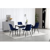 BERA stolica - tamnoplavi baršun / crne noge x 1 | shoptok.hr