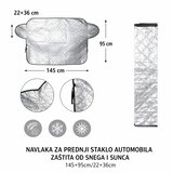 KMT Zaštita za vetrobran protiv snega Cene