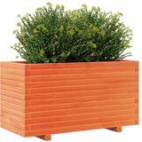  Vrtna sadilica voštano smeđe boje 90x40x49,5 cm od borovine | Eponuda.ba