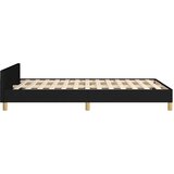  Okvir kreveta bez madraca crni 120 x 200 cm od tkanine | shoptok.hr