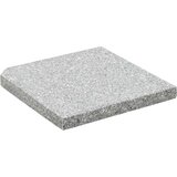  Postolje za suncobran granitno 25 kg četvrtasto sivo | shoptok.hr