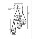 Opviq Luster Damla, 70cm, 30 cm | Eponuda.ba