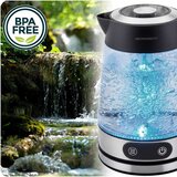  Električni stakleni kuhalo za vodu s regulacijom temperature 1,8 l 2200 W Berdsen BD-715 | shoptok.hr