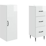  Set ormara 2 pcs Bijela visokog sjaja 33 x 34,5 x 90 cm | Eponuda.com