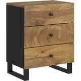  Noćni ormarić 50x33x62 masivno drvo bagrema i konstruirano drvo | shoptok.hr