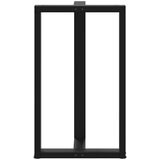  Noge za barski stol T-oblika 2 kom crne 60x35x(100-101)cm čelik | shoptok.hr