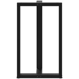  Noge za barsko mizo v obliki črke T, 2 kosa, črne, 60x35x(100-101) cm, jeklo, (22123663) | Shoptok.si