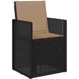  Vrtni set za objed s jastukom 7 pcs Antracit i sivosmeđa PP | shoptok.hr