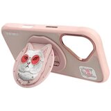 NIMMY GLASSES COOL CAT MagSafe kompatibilna maskica za iPhone 16 roza | shoptok.hr
