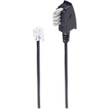 Shiverpeaks faks priključni kabel [1x moški konektor tae-n - 1x RJ11 vtič 6p2c] 3 m črna, (20411198) | Shoptok.si