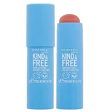 Rimmel London Kind & Free Tinted Multi Stick rdečilo za obraz 5 g Odtenek 001 caramel dusk
