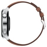 Huawei Watch 3 pametna ura, Stainless Steel, z rjavim usnjenim paščkom (46mm) | Shoptok.si
