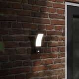 vidaXL Zunanje stenske senzorske LED svetilke črn tlačno lit aluminij Cene