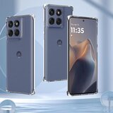 Techsuit Shockproof Clear Silicone prozirna maskica otporna na udarce za Motorola Moto G56 | shoptok.hr