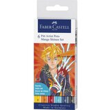 Faber-Castell PITT ARTIST 6BOJA MANGA SHONEN FABER CASTELL 167157 BLISTER | Shoptok.si