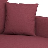 2-dijelni set sofa s jastucima crvena boja vina od tkanine | shoptok.hr