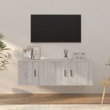  2-dijelni set TV ormarića boja hrasta sonome konstruirano drvo Siva | shoptok.hr