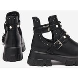 Resti Black women's boots on a solid sole Itreff- Footwear | Shoptok.si