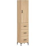  Visoka komoda hrasta sonome 34,5x34x180cm od konstruiranog drva | Eponuda.com