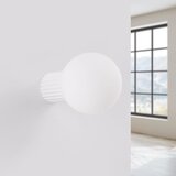 Sollux Stenska svetilka HALO bela IP44, (5000352088) | Shoptok.si