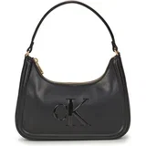 Calvin Klein Jeans BOLD CK SMALL SHOULDER BAG Crna