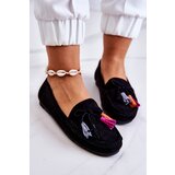 Kesi Women's Suede Moccasins Black Wilessa | Shoptok.si