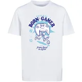 Mister Tee Children's T-shirt Natural Born Gamer Vintage white