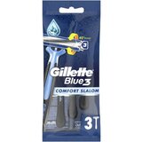 Gillette blue3 Comfort Slalom brijači 3 kom u