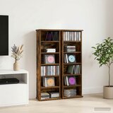 Cd ormar 2 kom. Dimljeni hrast 60 x 17 x 92 cm | shoptok.hr
