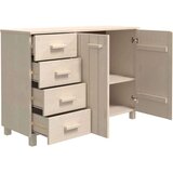  Komoda HAMAR medeno rjava 113x40x80 cm trdna borovina, (20656095) | Shoptok.si