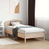  Okvir kreveta s uzglavljem 90 x 190 cm od borovine | shoptok.hr