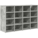  Ormar za cipele Beton siva 103 x 30 x 67 cm Konstruirano drvo | Eponuda.com
