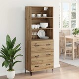  Highboard Umjetnički hrast 69,5 x 34 x 180 cm Konstruirano drvo | shoptok.hr