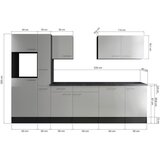 RESPEKTA Kuhinjski Blok Brez Aparatov Oliver, 310cm | Shoptok.si