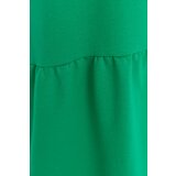 Trendyol Green Ruffle Detailed Crew Neck Woven Dress | ePonuda.com