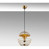 Opviq lights viseča svetilka v zlati barvi s kovinskim senčnikom ø 30 cm telmander – | Shoptok.si