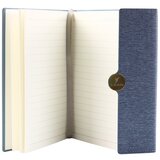  Uredska A5 bilježnica na magnet obložena tamno sivim koricama | shoptok.hr