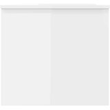  Stolić za kavu sjajni bijeli 102x50,5x46,5 cm konstruirano drvo | Shoptok.si