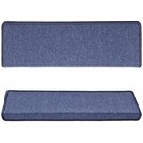  Prostirke za stepenice 15 kom 65x21x4 cm plave pravokutne rubove | shoptok.hr