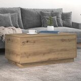  Stolić za kavu s LED svjetlima boja hrasta artisan 90x50x40 cm | shoptok.hr