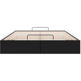  Otomanski okvir kreveta bez madraca crni 140x200cm umjetne kože | shoptok.hr