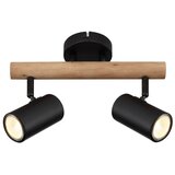 Globo 57913-2 - Spot lampa HERTI 2xGU10/5W/230V drvo/metal | Eponuda.com