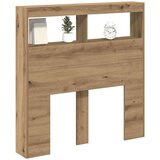 Ormarić Omarica za vzglavje postelje LED artisian hrast 100x17x102 cm | Shoptok.si