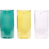Hübsch Steklene ročno izdelane vaze v kompletu 3 ks (višina 19 cm) Popsicle – | Shoptok.si