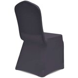  Rastezljive navlake za stolice 6 kom Antracit boja | shoptok.hr