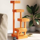 vidaXL Penjalica za mačke voštano smeđi 45 5x49x103 cm od borovine | shoptok.hr