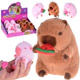  Preslatki privjesak CAPYBARA koja jede lubenicu, mini maskota 10 cm ZA5733 Cijene