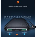 Usams Power Bank PB56 (US-CD151) - Dual USB, Quick Charge 3.0, PD 3.0, 10000mAh - crna | shoptok.hr